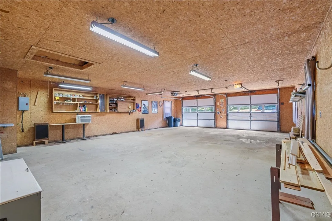 Huge garage! with walk up loft.