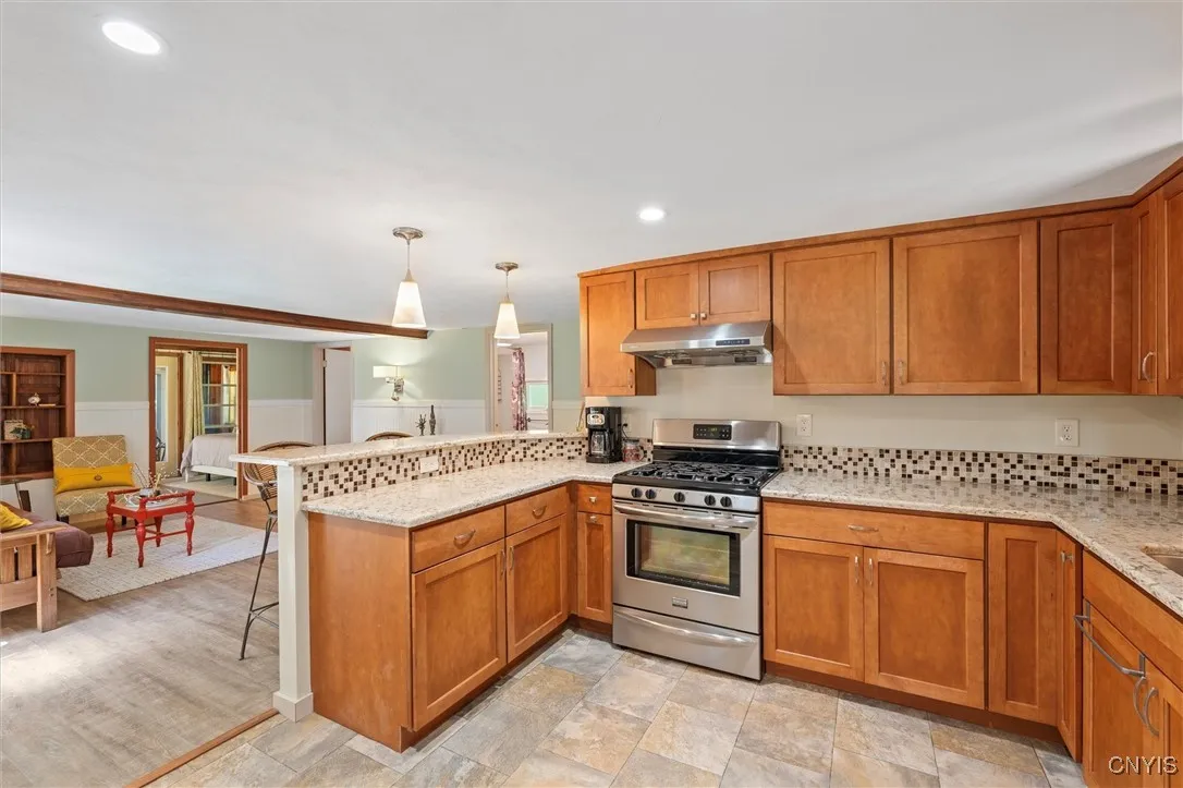 Remodeled kitchen