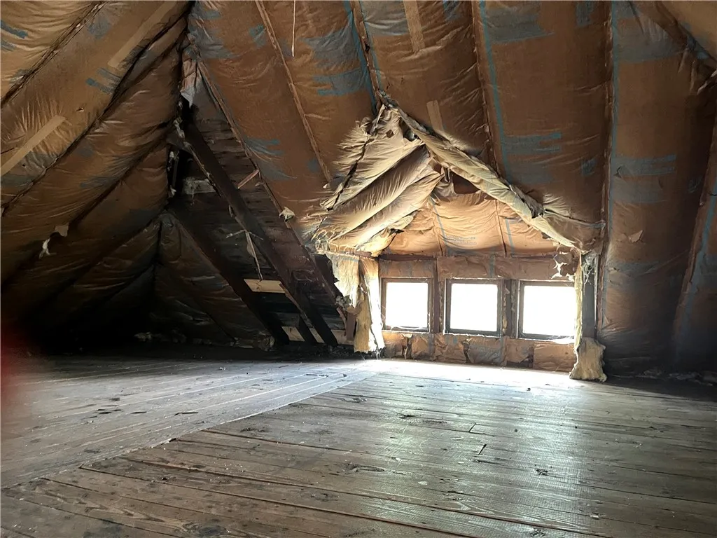 full walkup attic