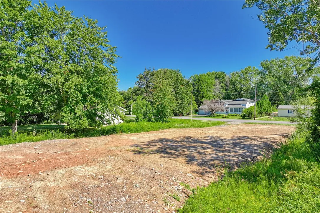 VIEW FRON REAR OF LOT TO BASKET ROAD