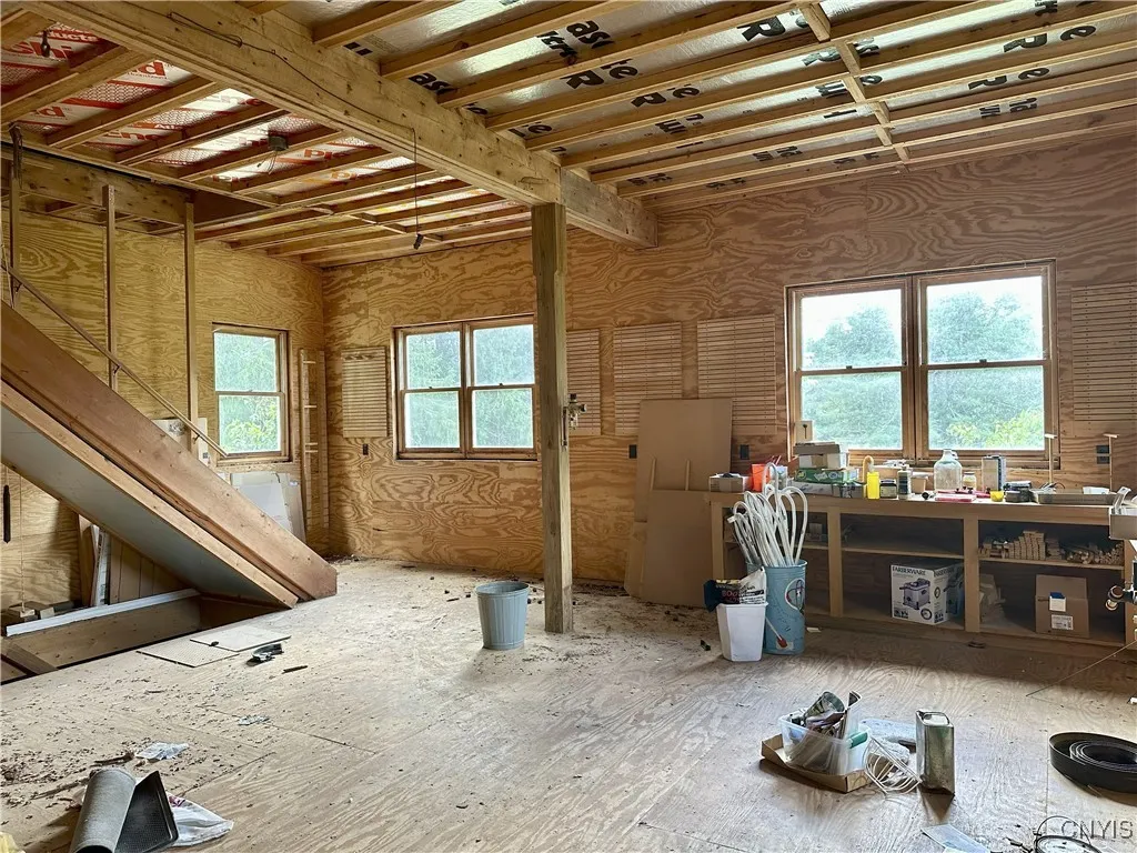 Garage main level-back storage room/shop area