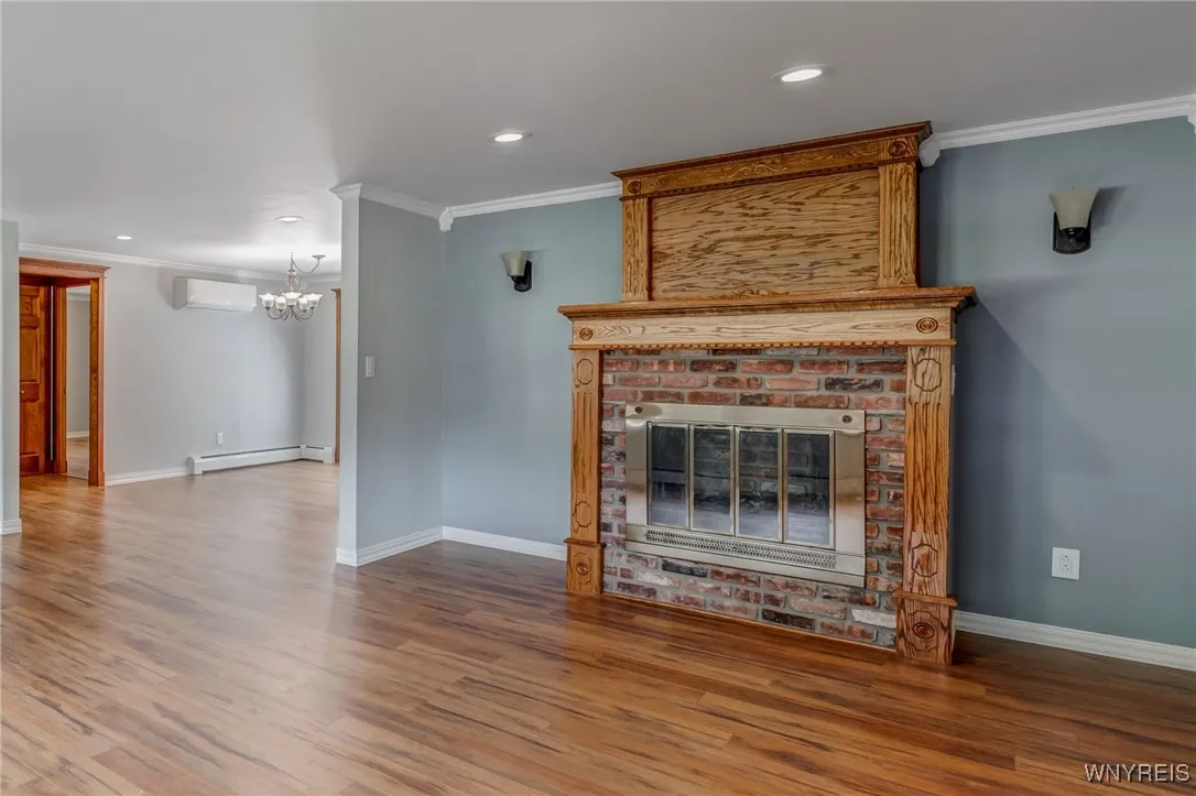 Gas Fireplace in Living Room