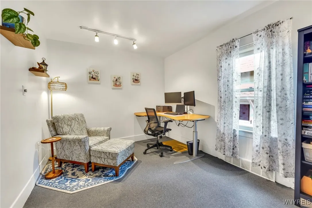 First floor bedroom being used as an office