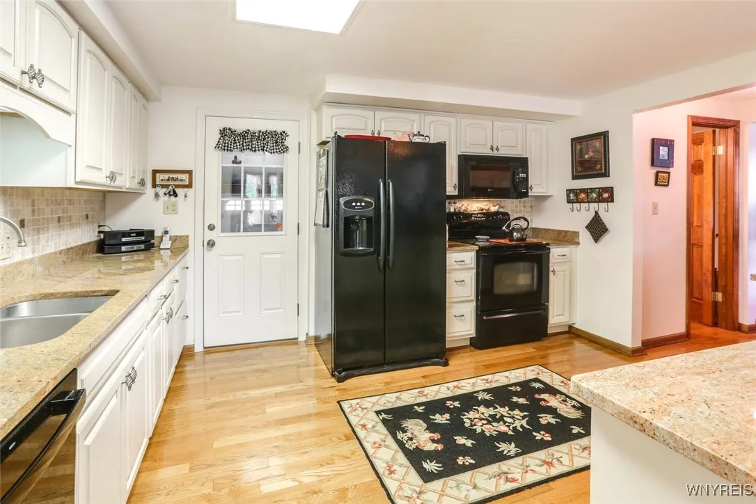 Updated kitchen cabinets