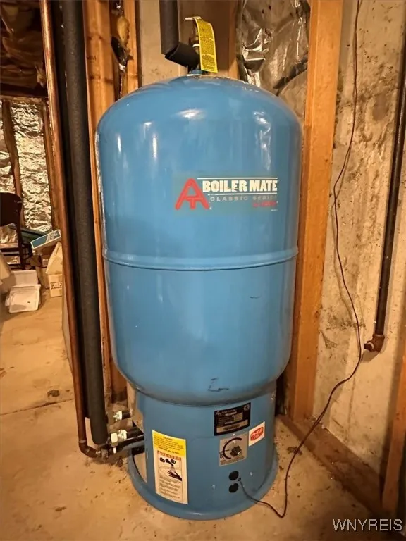 Hot water tank is in tandem with the boiler system