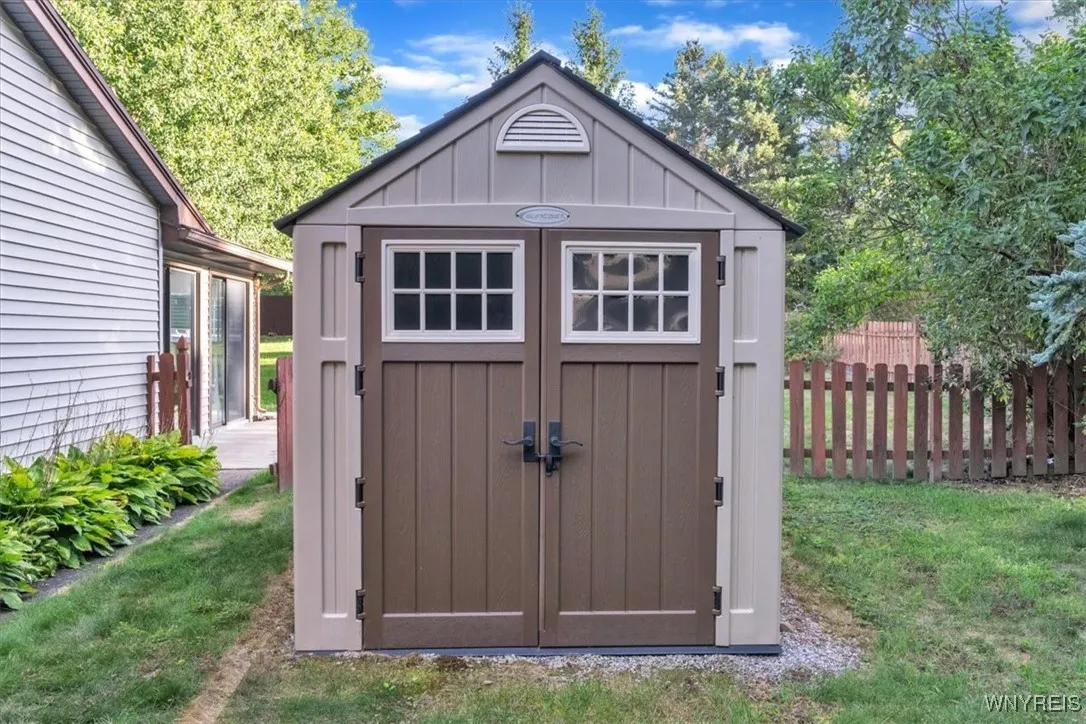 One of two sheds