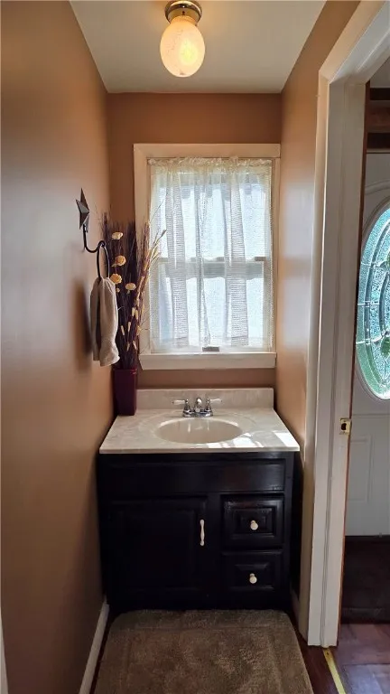 Half bath in lower level