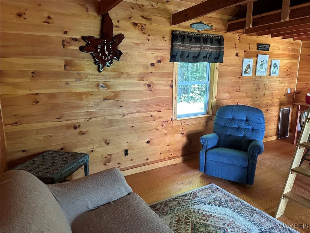 Interior photo of the cabin