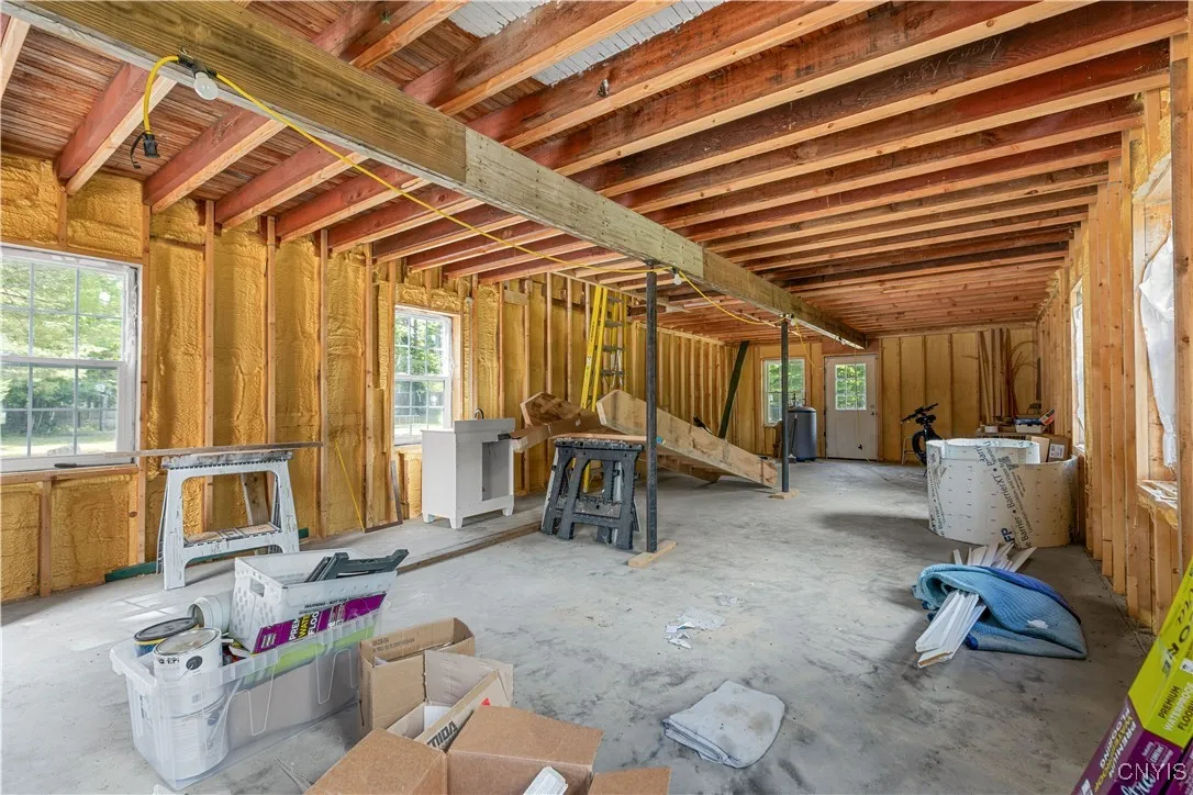 Interior of 2 story cabin\r\nFoam insulated