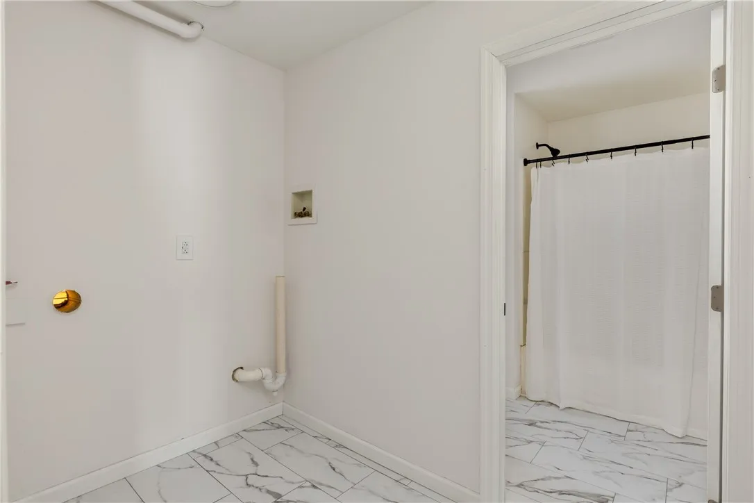 Dedicated Laundry space on the 2nd floor connected to the newly renovated Full Bath