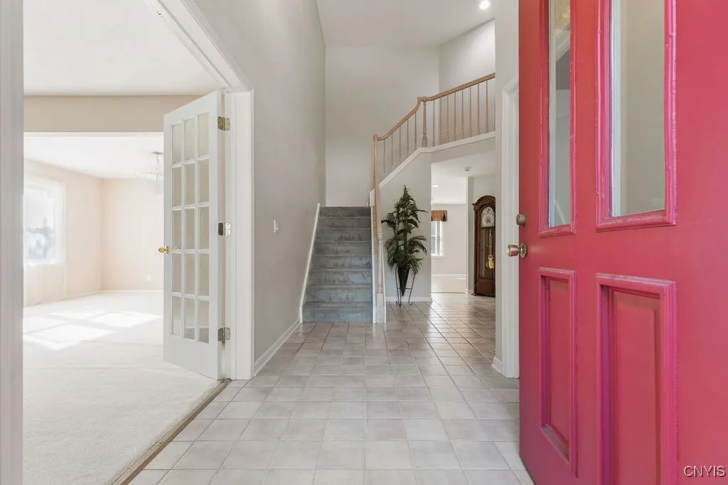 Enter into your 2 story foyer.