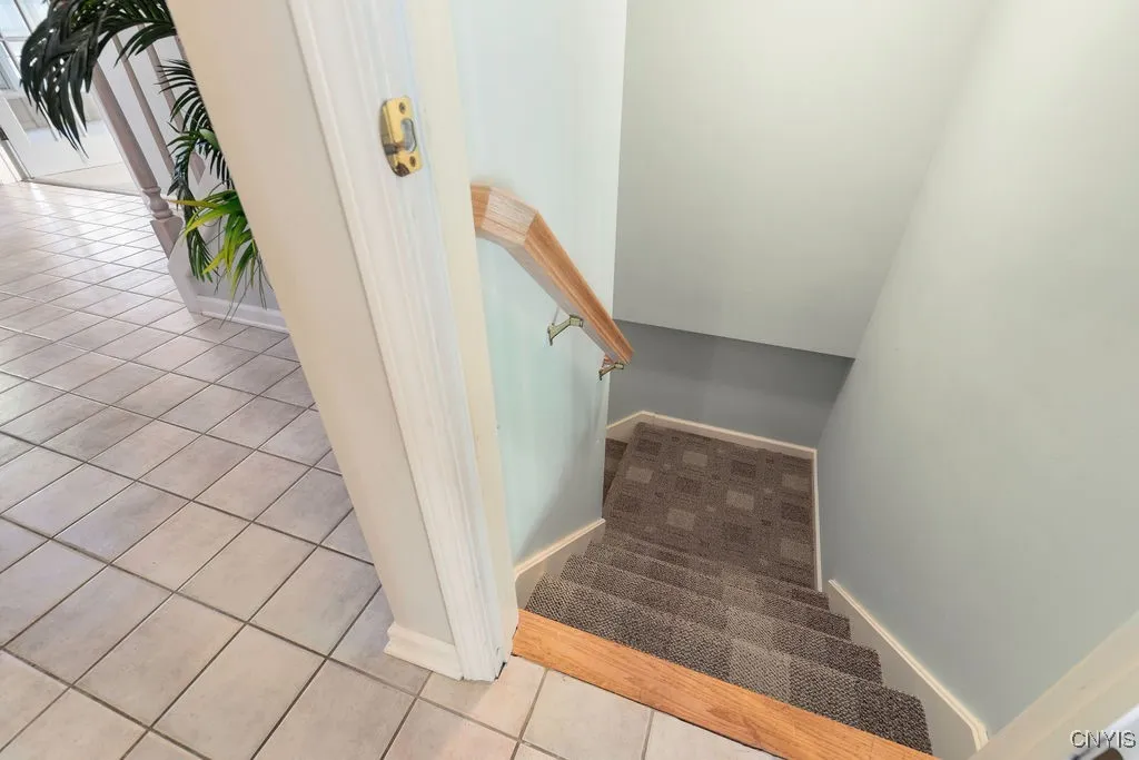 Stairs to lower level..
