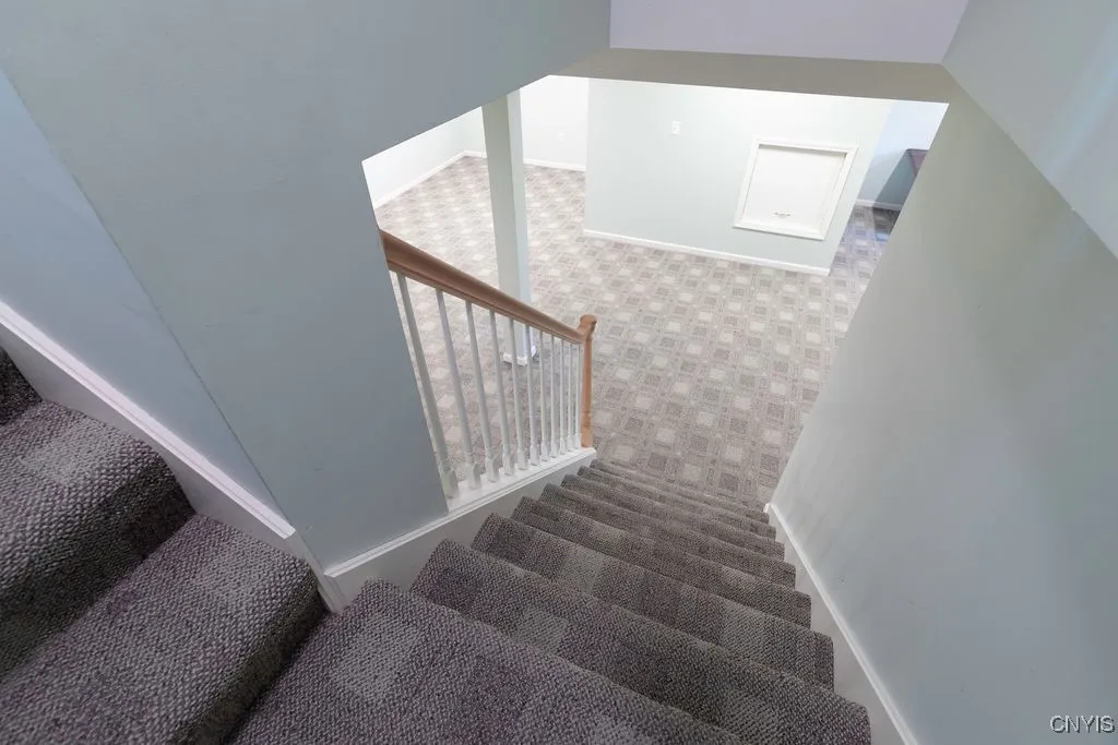 Lower level great for exercise, play and hobbies!