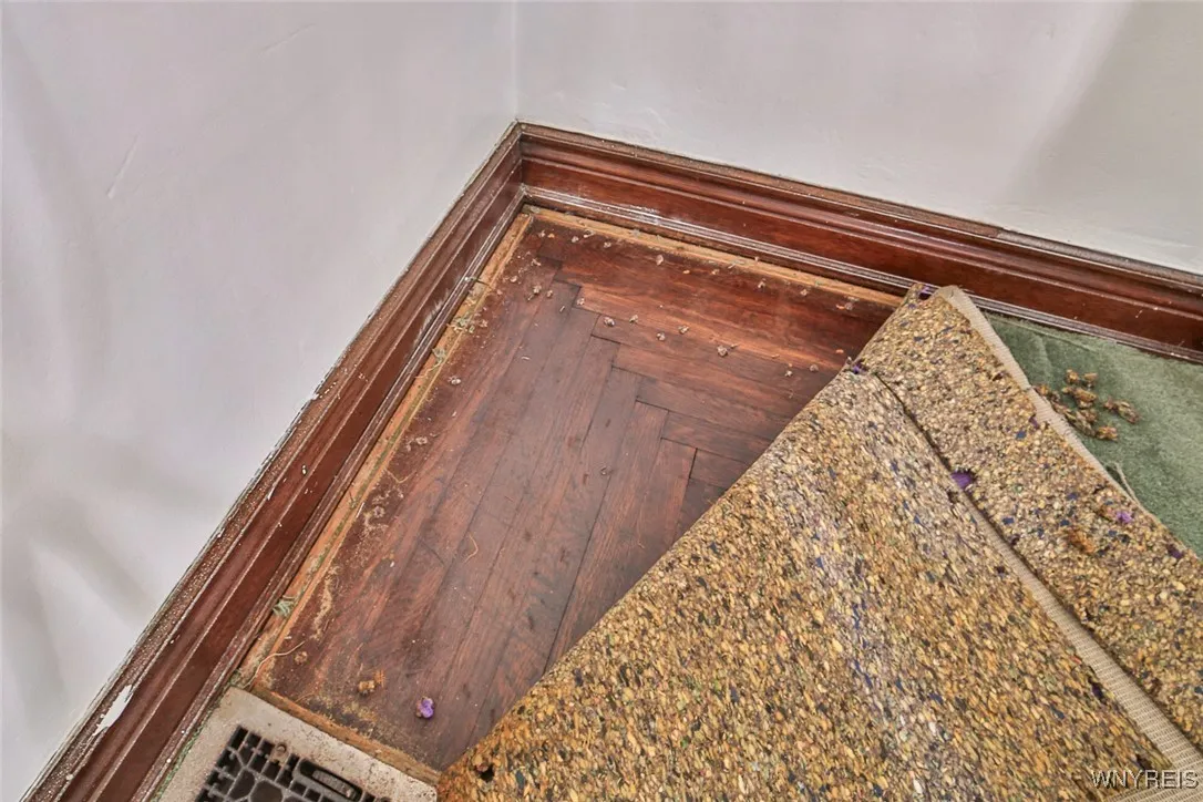 Hardwoods in Living room