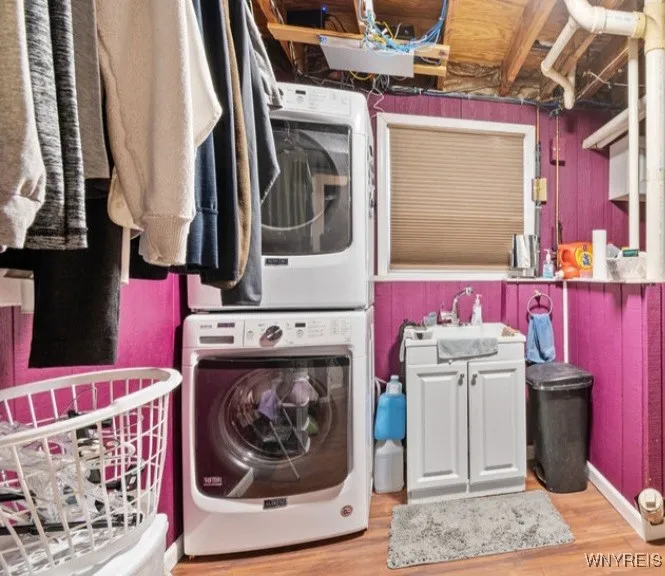 Laundry and extra bathroom area