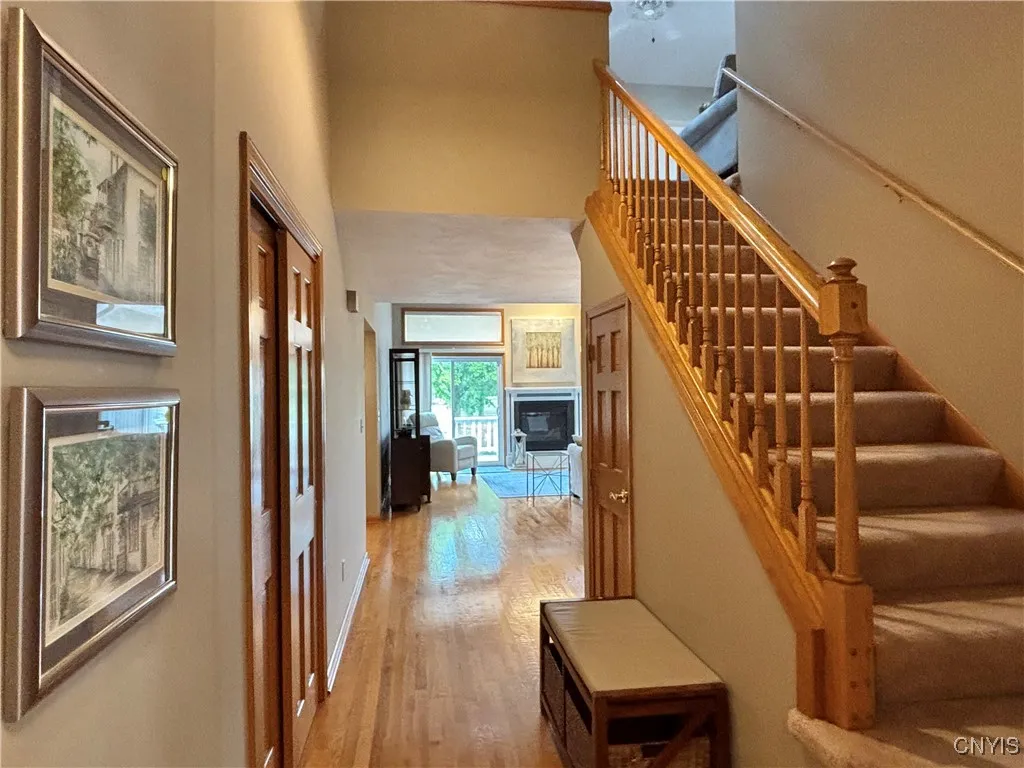 Stairway to second level.