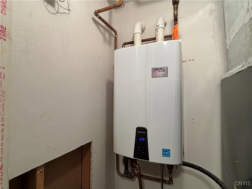 On demand water heater.