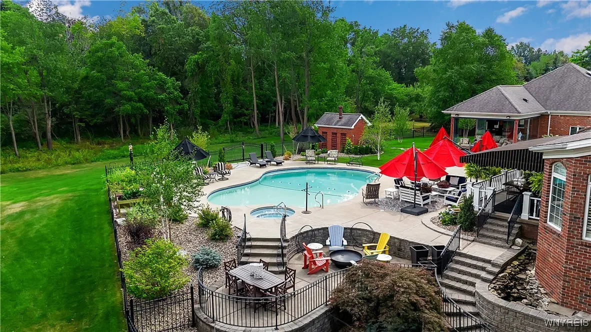Rear yard overview
