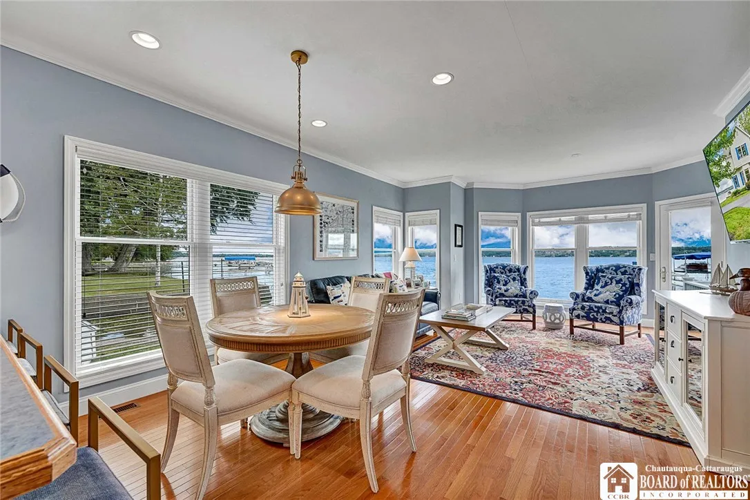 The lake views continue to take center stage here too!