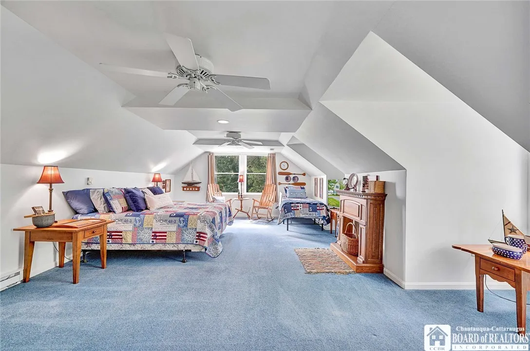 Bedroom #8 which is quite large and perfect for sleep overs!  There is also a large storage room on this level.