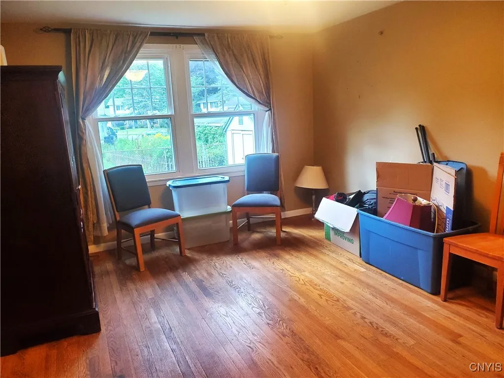 Extra wide dining room is convenient to the kitchen and livingroom