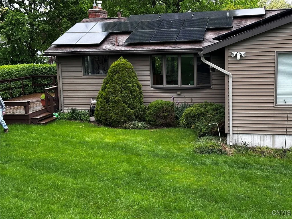solar panels provide