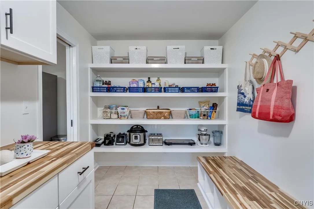 Pantry off kitchen