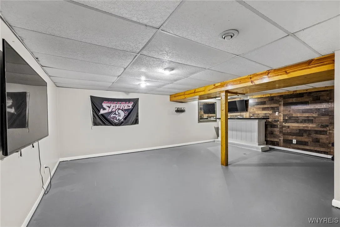 finished basement..