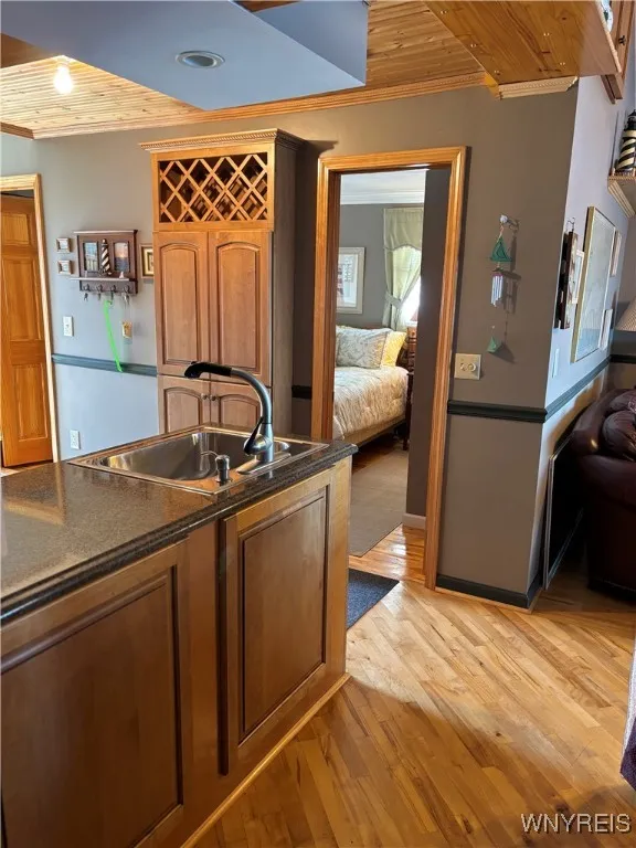 Kitchen Windo looking into bedroom