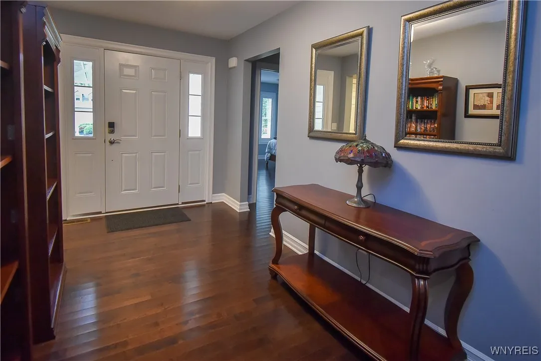 Front hall facing the front door