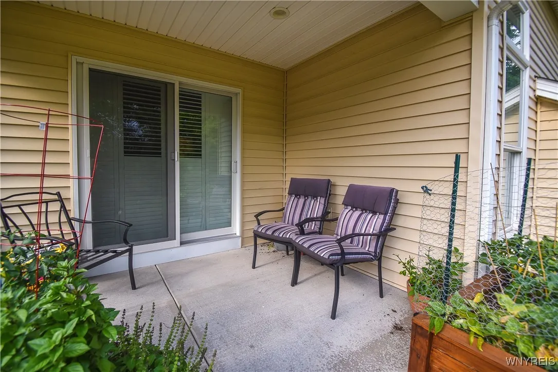 Private patio perfect for relaxing or grilling