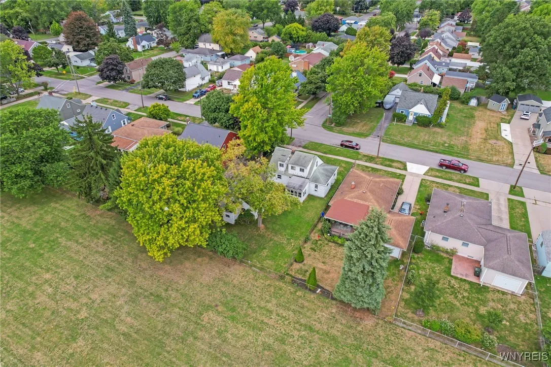 Aerial view of home