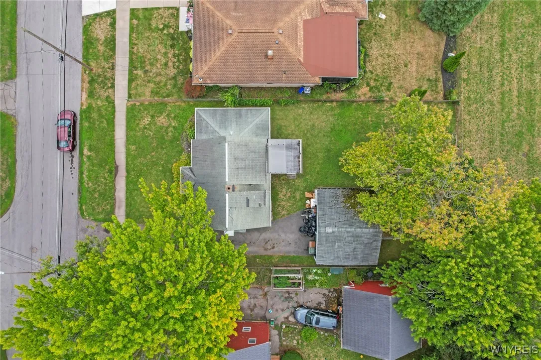 Overhead view of home