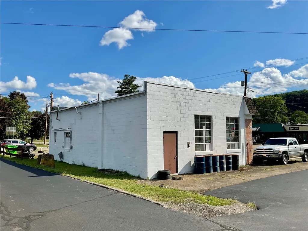 Back of the building