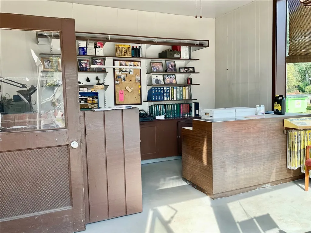 View of office from front door