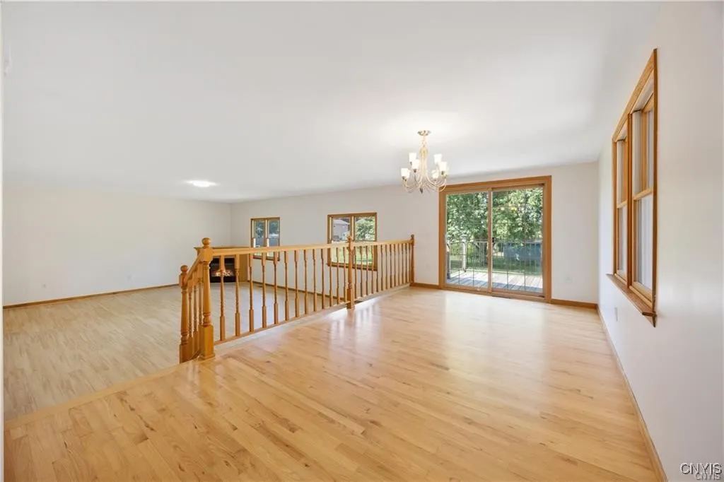Eating/ Dining looking to sliding doors onto rear deck