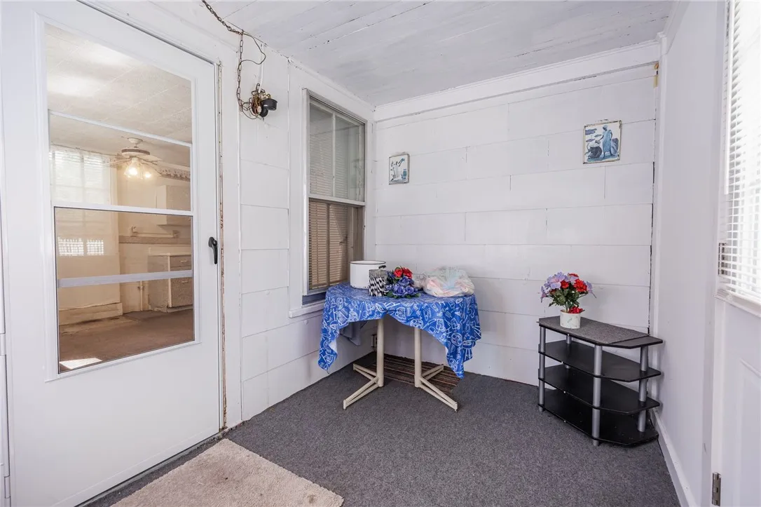 Back porch off kitchen