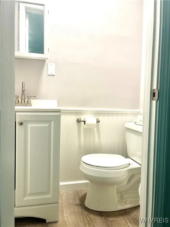 Half bath on 1st floor