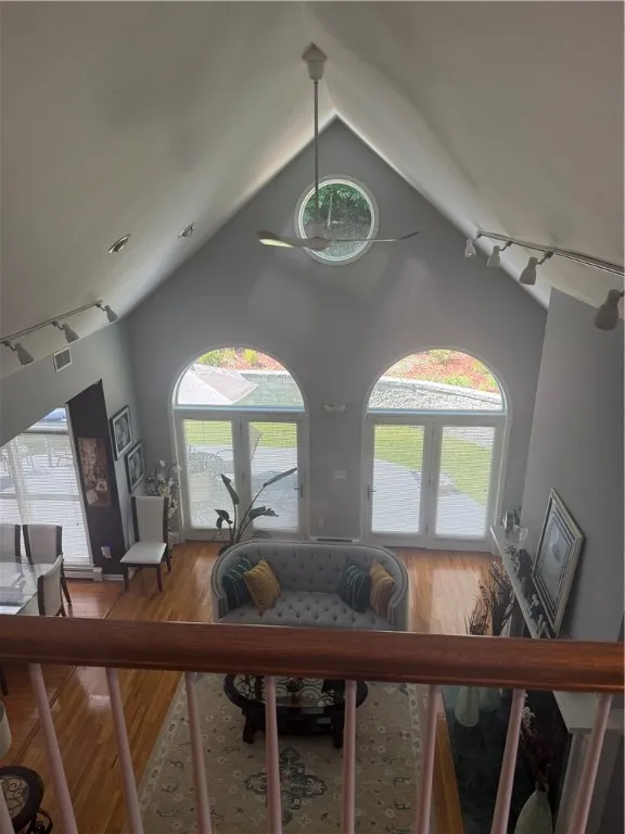 Downstairs view from above