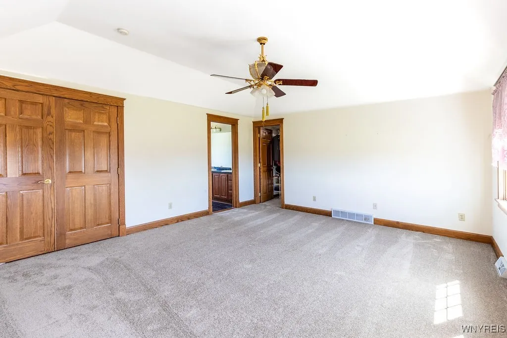 New carpeting in primary bedroom