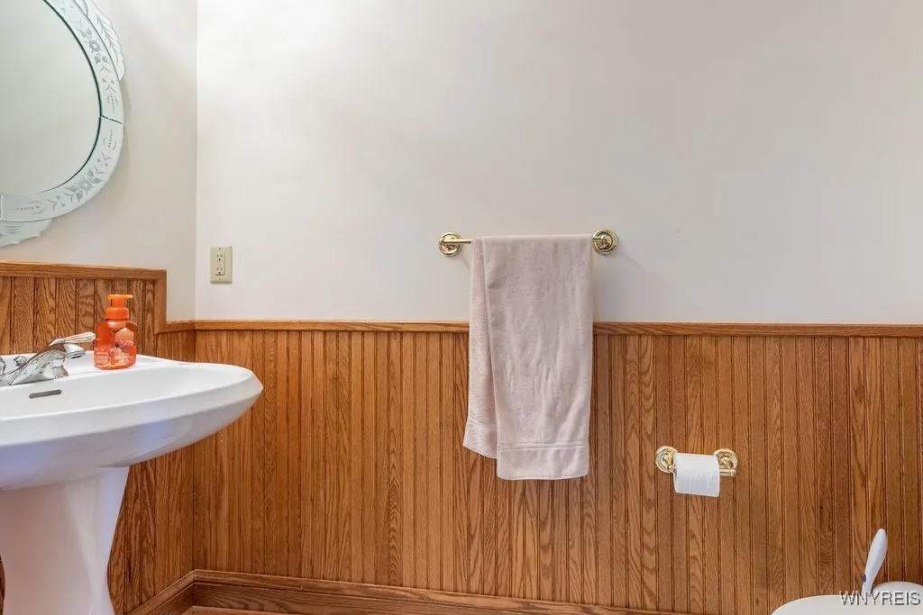 Half bath off front hallway