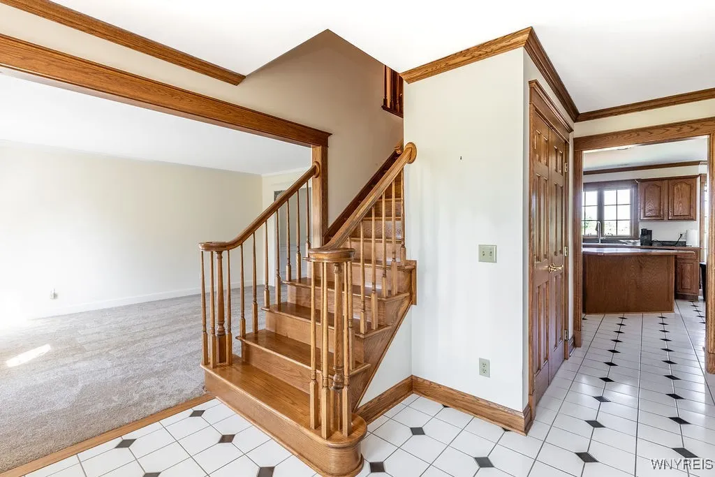 Front foyer and staircase to second floor