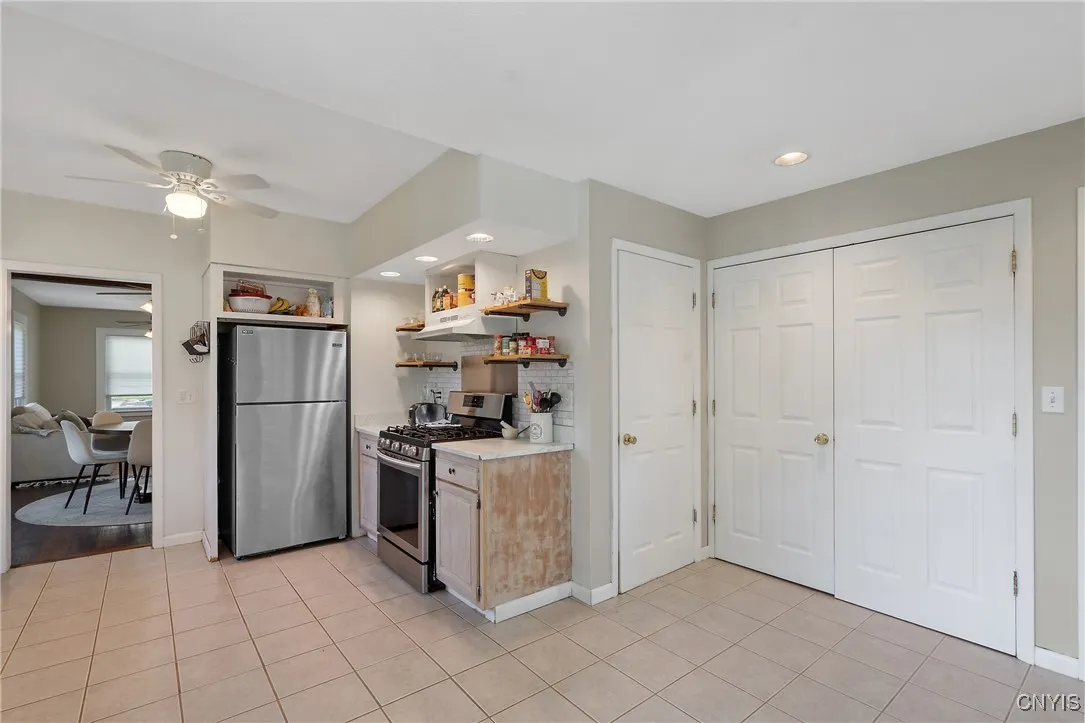 Next to the laundry is the door descending down to the big basement which is a fantastic option for storage and more.