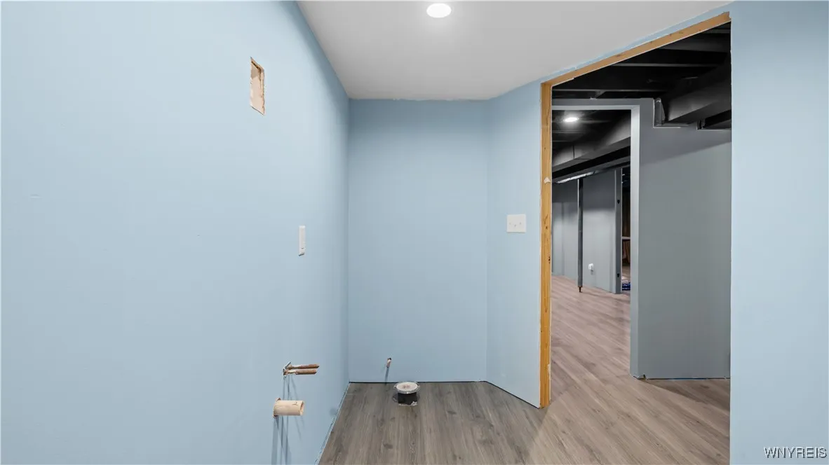 Roughed-In Full Bathroom