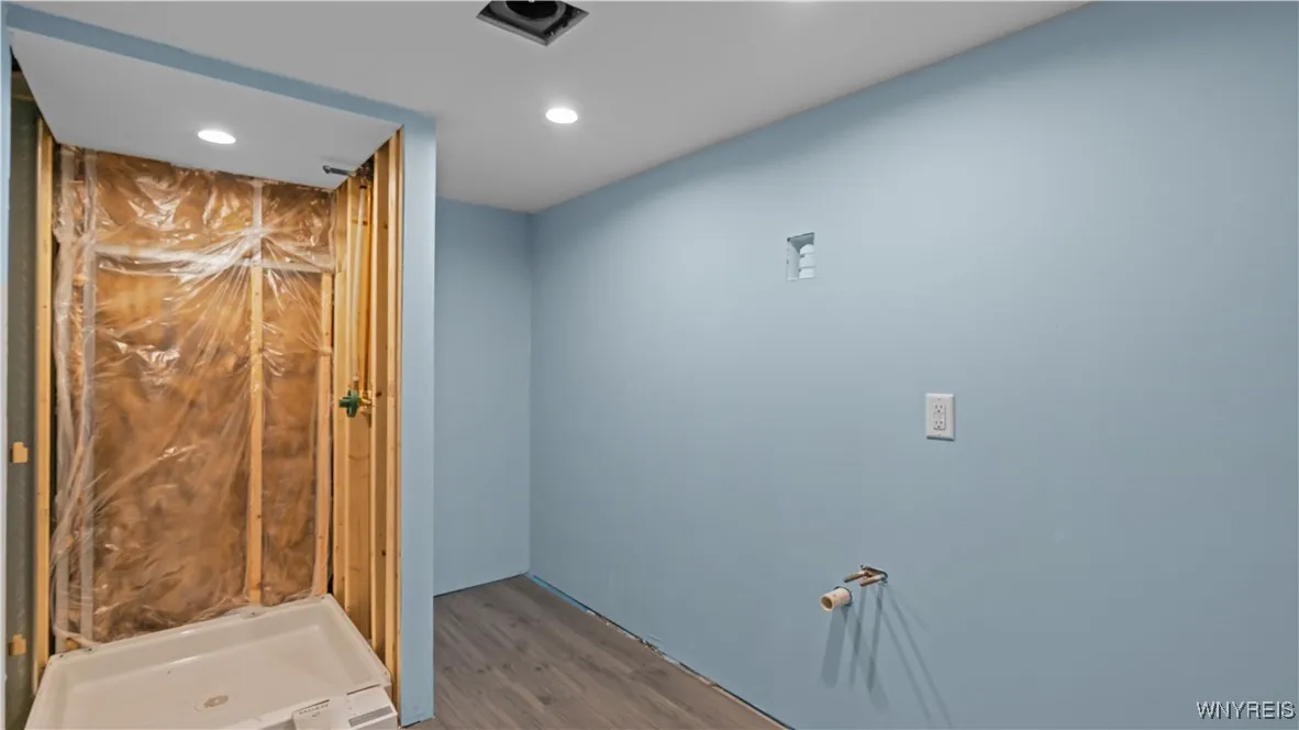 Roughed-In Full Bathroom