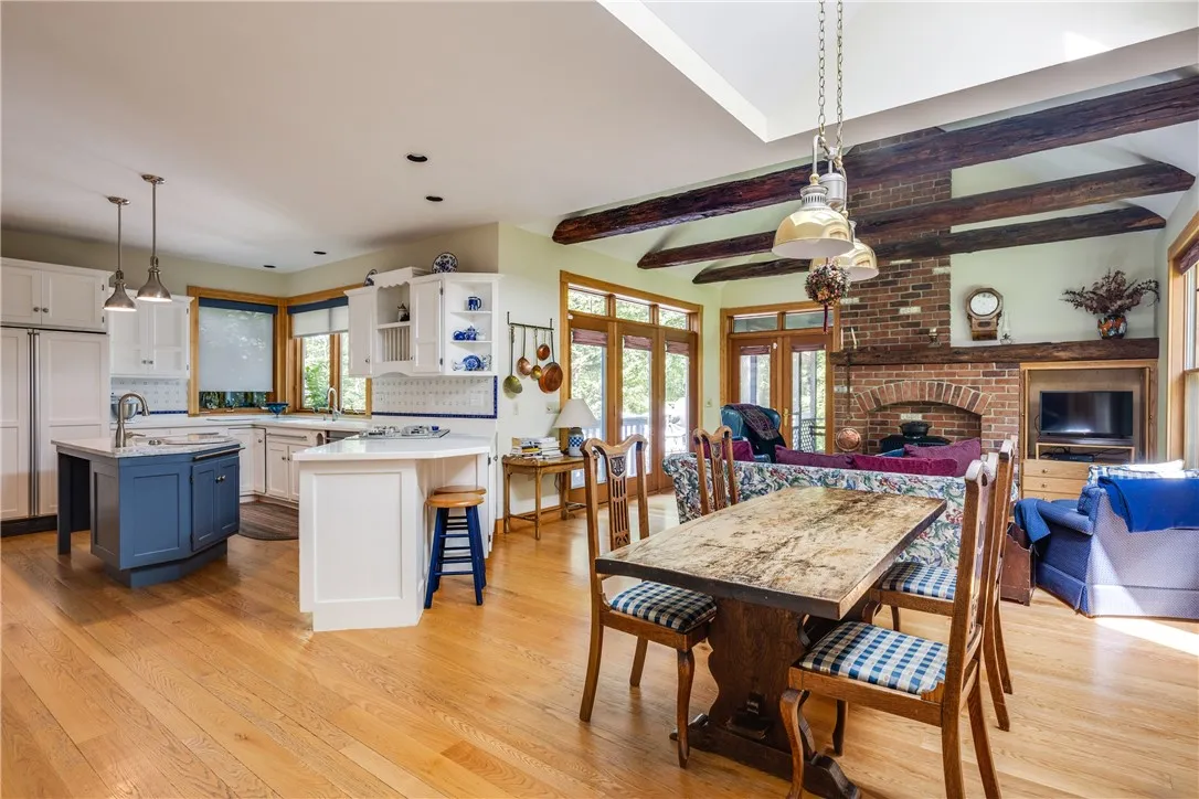 Looking over the open Kitchen Area
