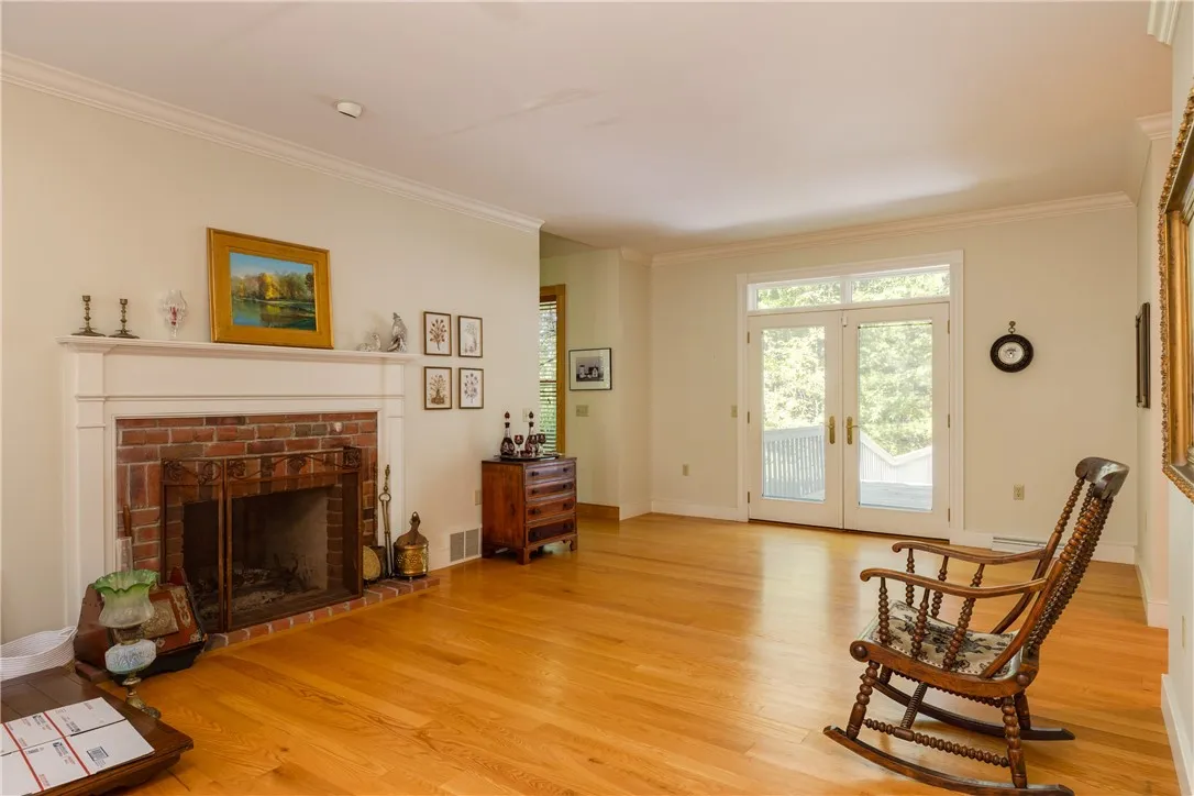 Living Room View of Fireplace
