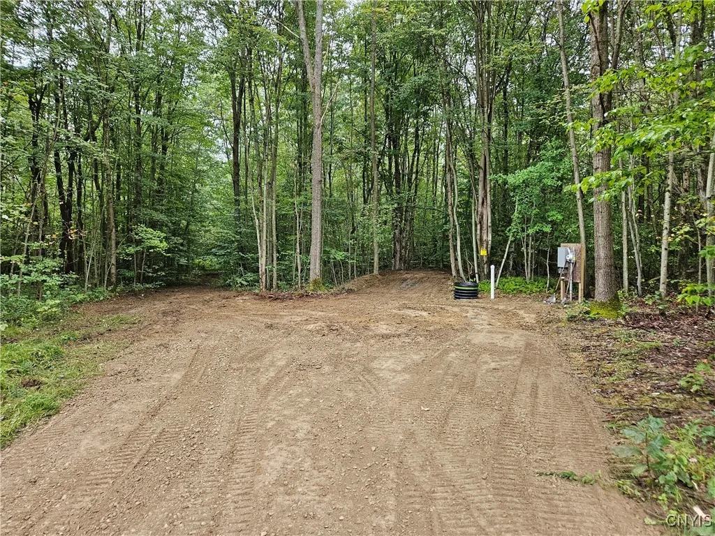 Open area  holding tank and panel box