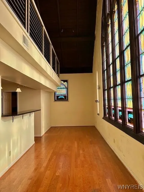 Reverse view of living area.