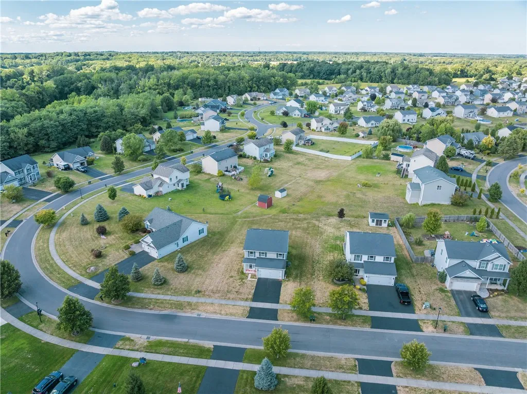 AERIAL VIEW OF NEIGHBORHOOD OF FINE HOMES!